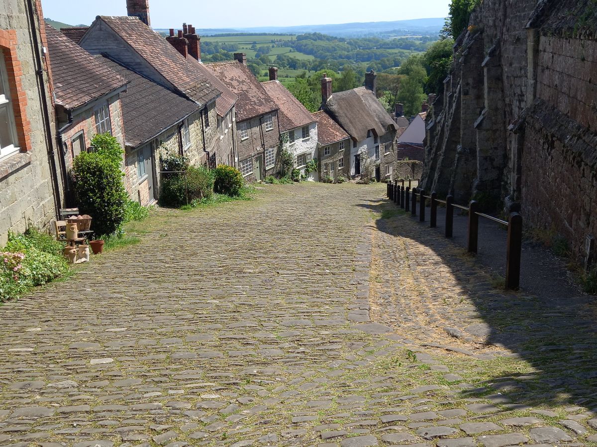 And very steep 'Gold Hill'