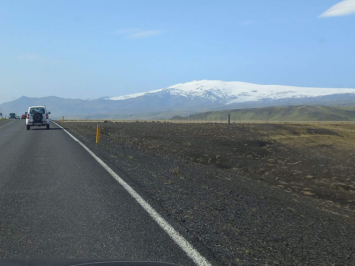 Driving back along the south coast