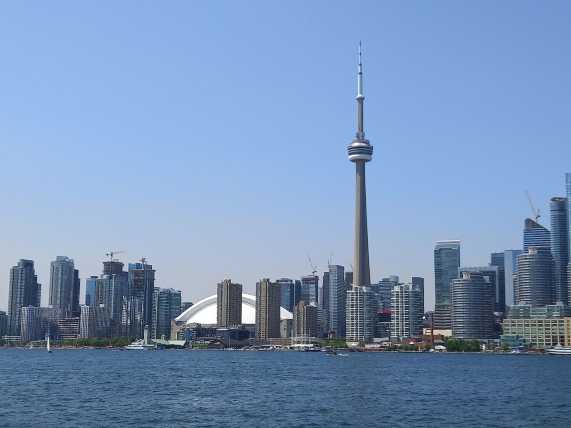 We took the ferry across to the City Islands