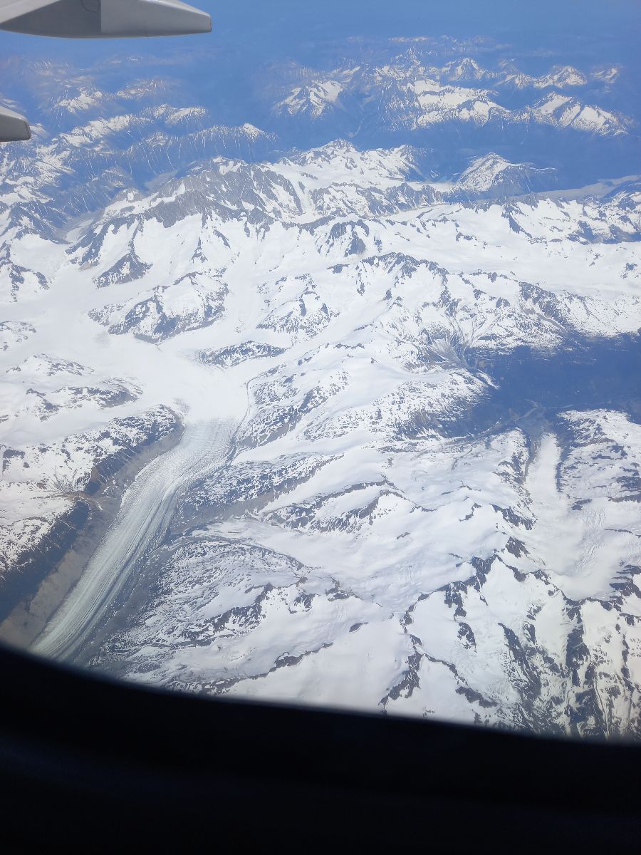 Then we flew to Anchorage, Alaska