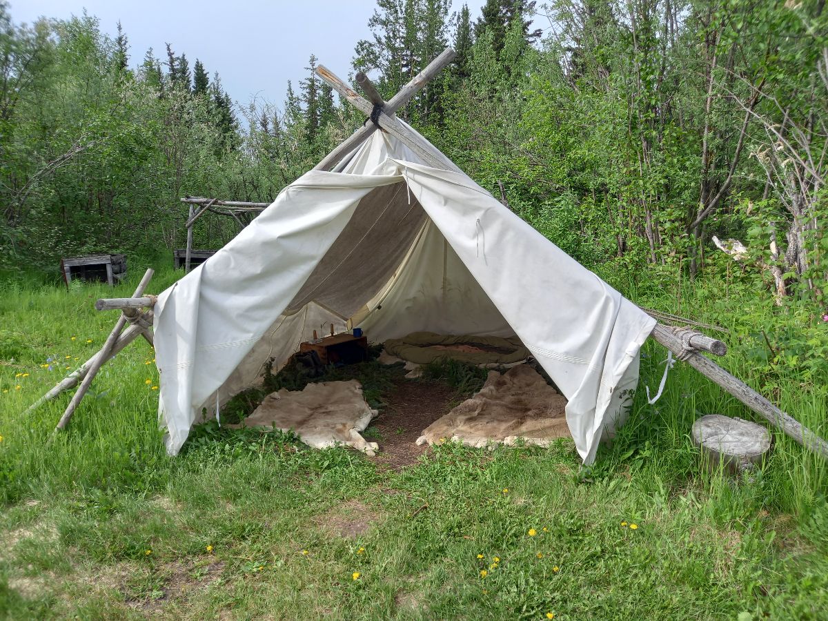 A tour of an authentic Athabaskan village