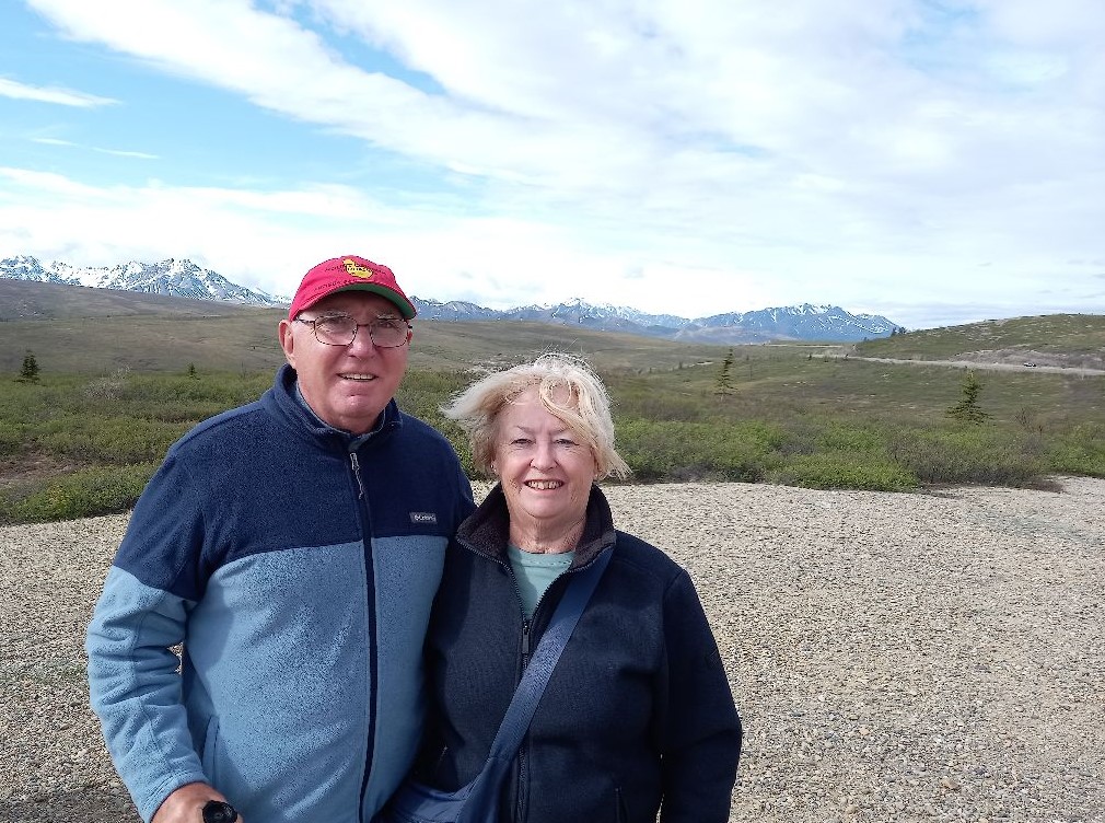 Mt Denali in the background