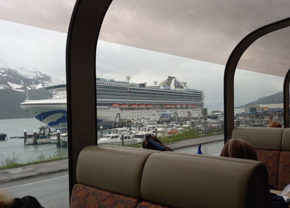Then by train to join our cruise ship