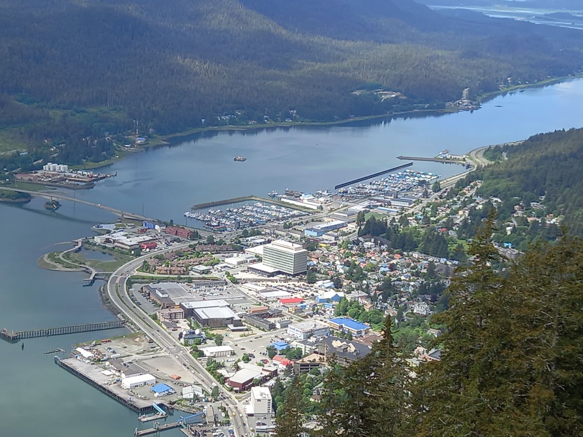 The town is only accessible by sea or air