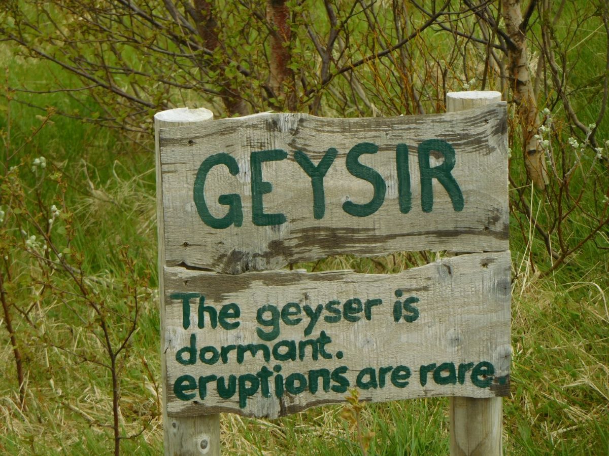 Then it was off to Geyser
