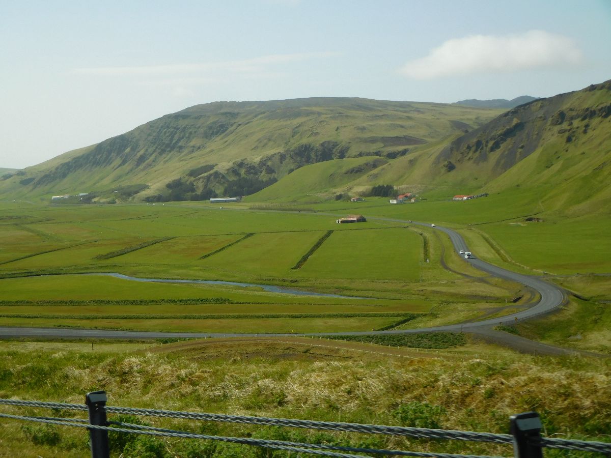 We drove along the south coast...