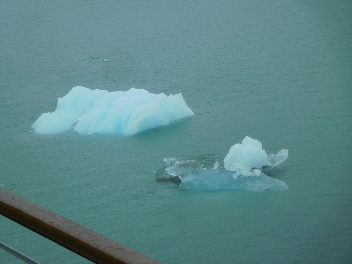 View from our balcony cabin