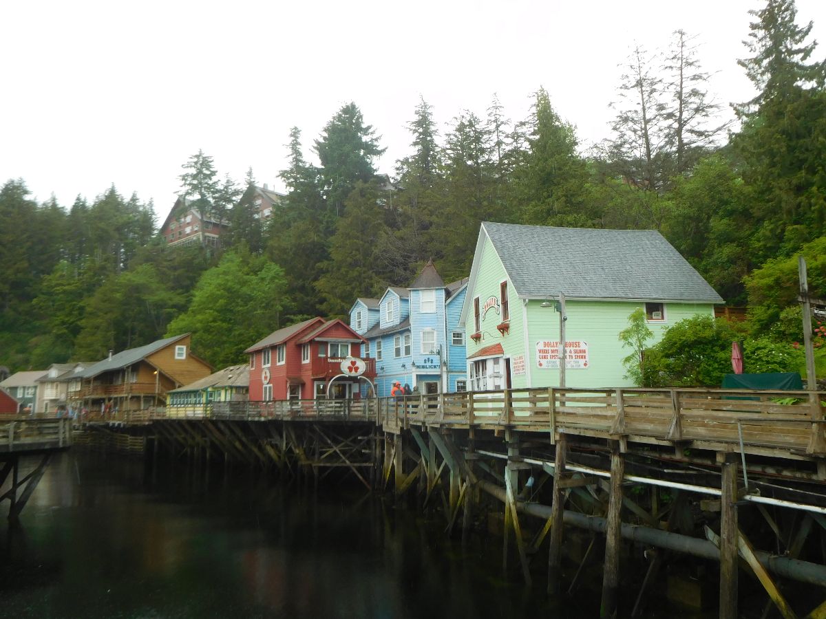 The Ketchikan Creek runs through town