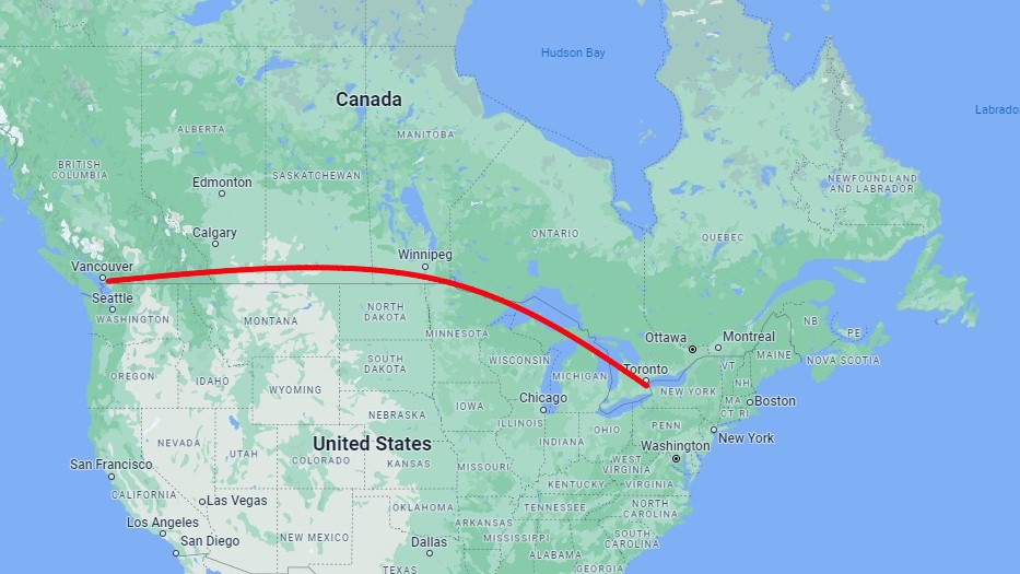 Then it was off to Vancouver