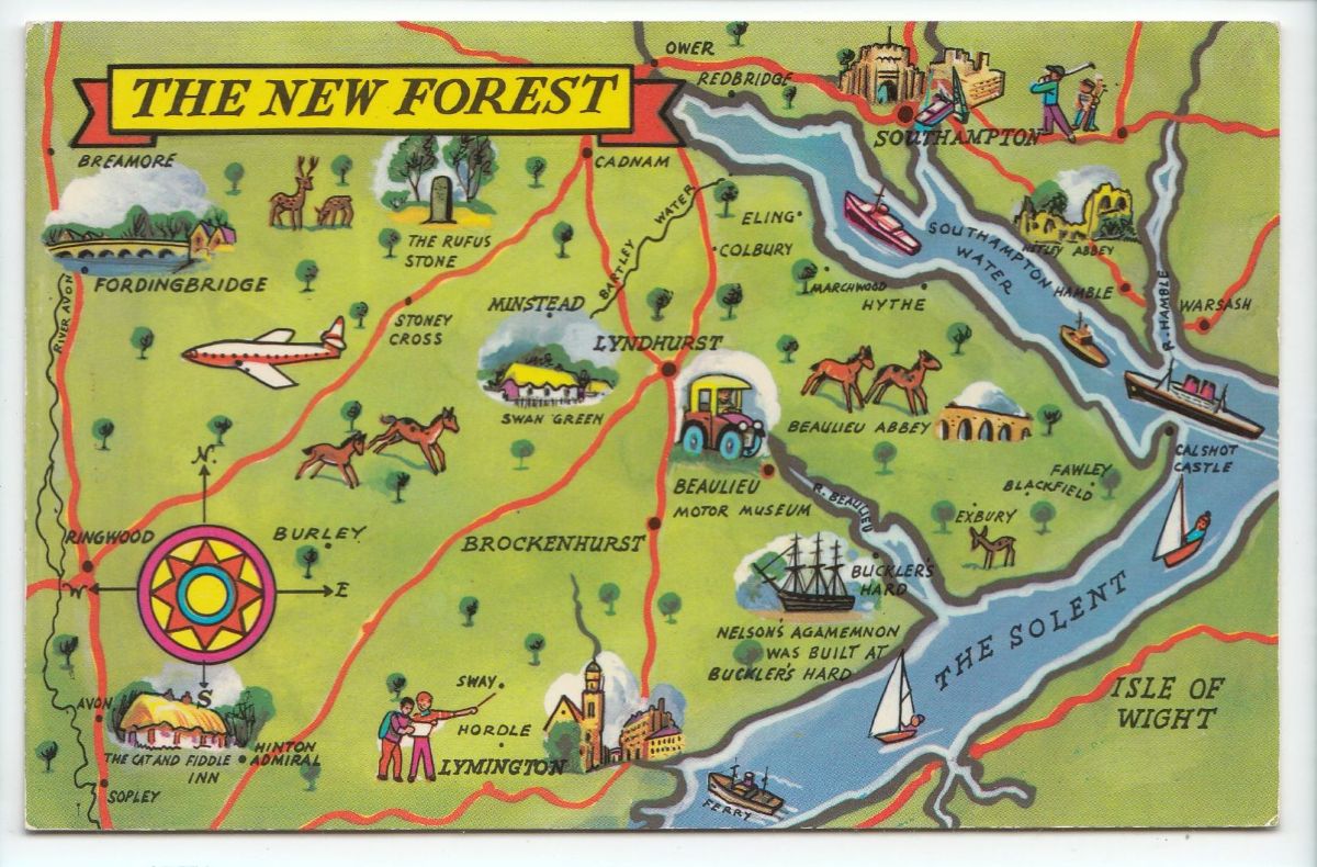 New Forest map