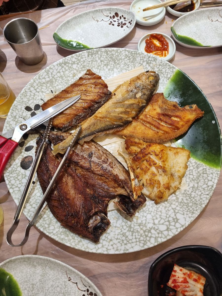 The fish course...