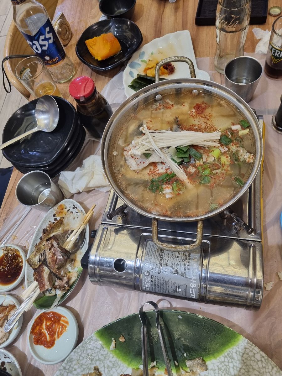 First course of our banquet lunch (for 4)